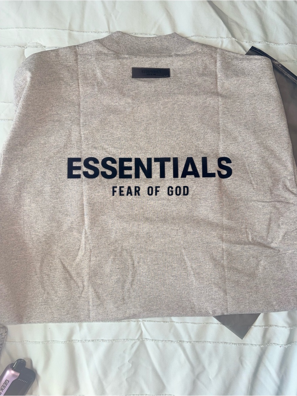 Essentials Fear of God Crewneck Tee — Taupe